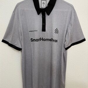 Vivint Smarthome Pro Short Sleeve Jersey Polo Shirt Rare Authorized Dealer XL